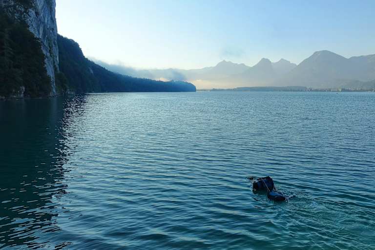 Klettertour Seenot Wolfangsee Bergwelten
