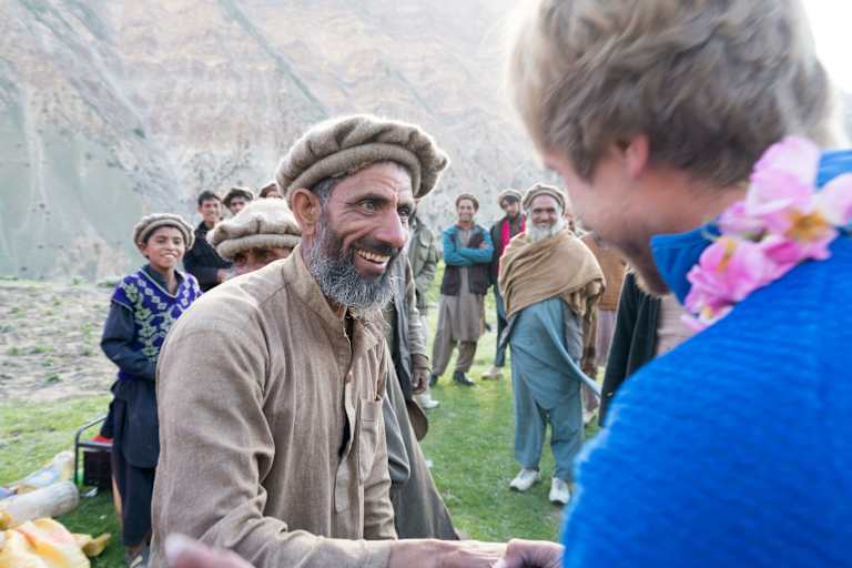 Simon Messner im oberen Bunar-Tal in Pakistan