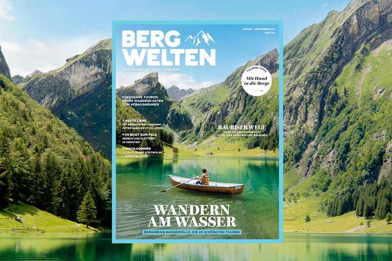 Cover des Bergwelten Magazins (August/September 2017)