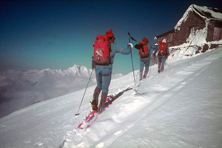 Das Team von 1971 unterwegs