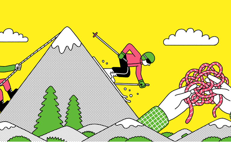 Junge Alpinisten
