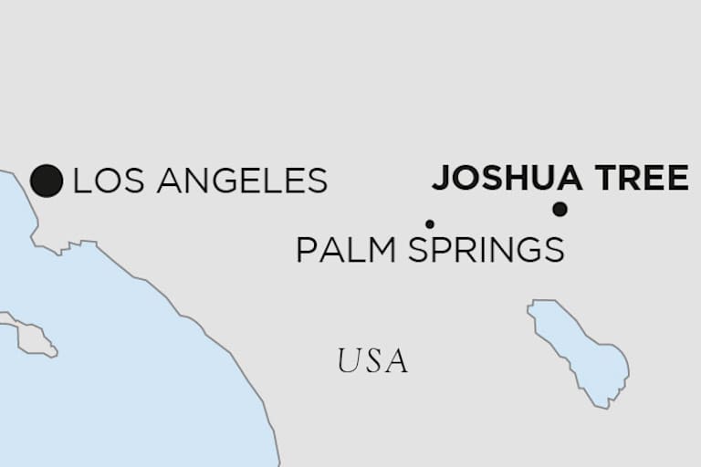 Karte Joshua Tree