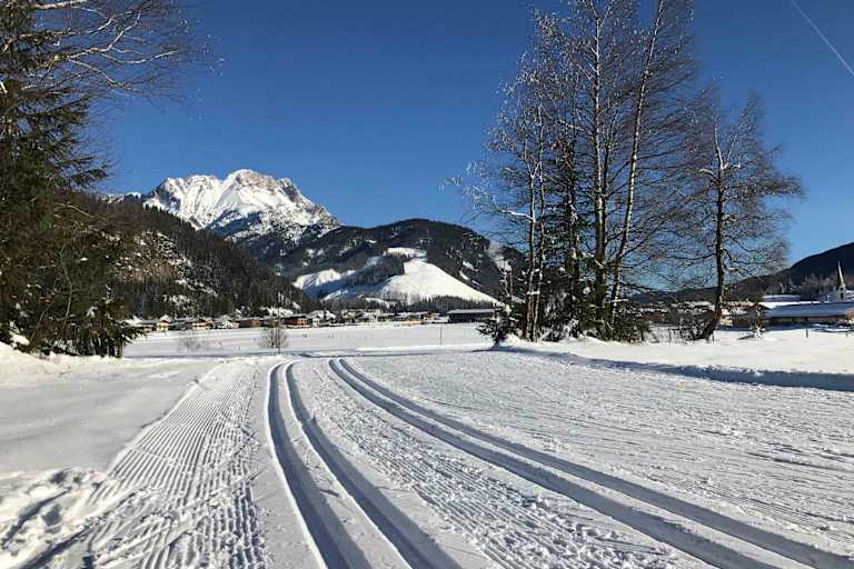 Bestens gespurte Loipen in Hochfilzen