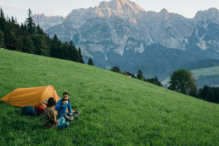 Legales Wildzelten