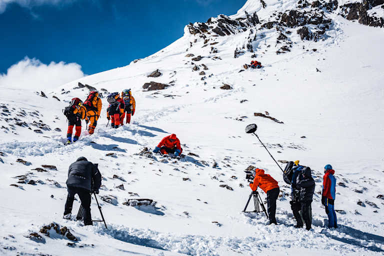 Dreharbeiten Manaslu