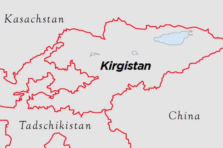 Karte Kirgistan