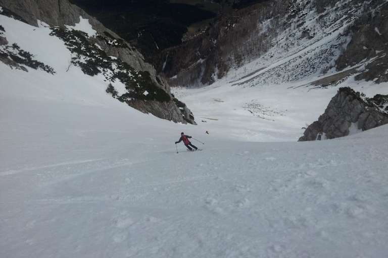 Schneeberg Abfahrt