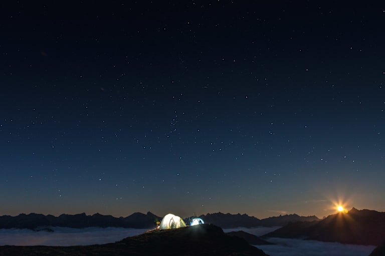 Alpines Campen Silvretta Montafon