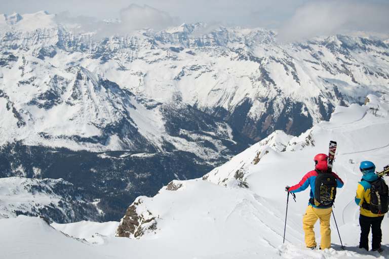 Privat führen Skitouren Magdalena in steiles und einsames Gelände