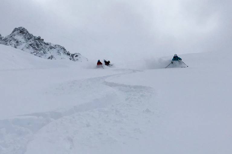 „Pistentour“ aufs Hoadl in der Axamer Lizum in Nordtirol