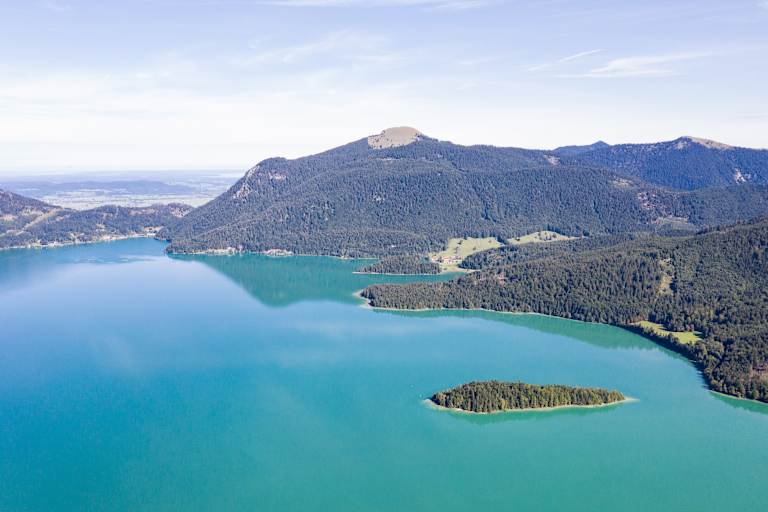 Blick auf den Walchensee