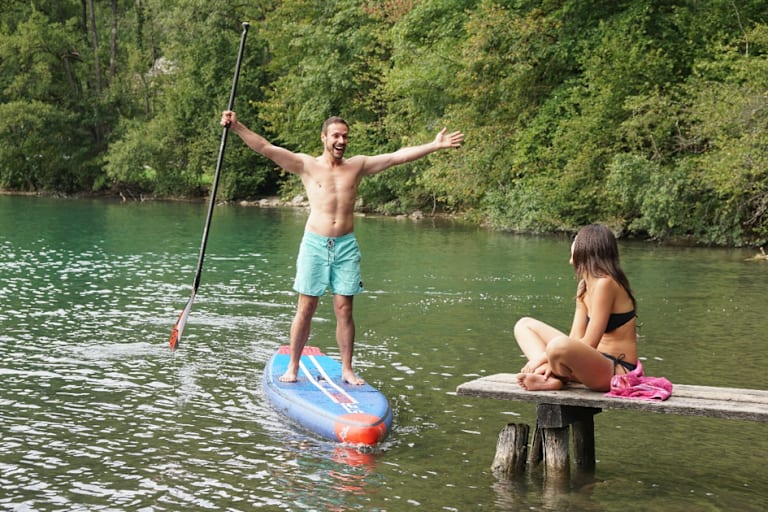 Vom Berg an den See
