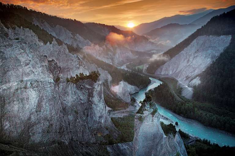 Rheinschlucht Ruinaulta Flims