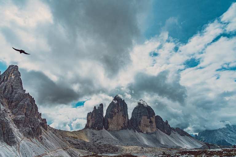 Die drei Zinnen in den Dolomiten