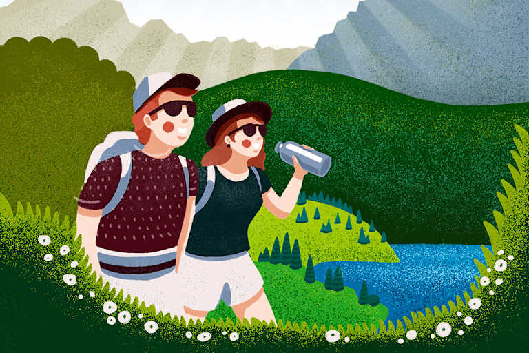 berg-know-how-sonne-gebirge-bergwelten-grafik-illu