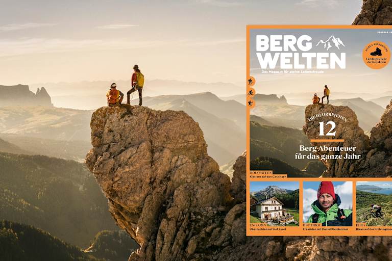 Das Bergwelten Magazin Februar/März 2022