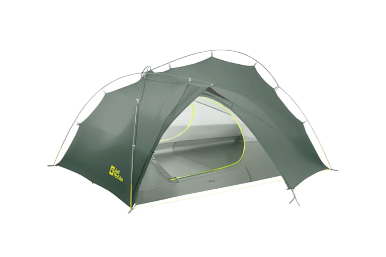 Das Kuppelzelt STRATOS LITE III von Jack Wolfskin.