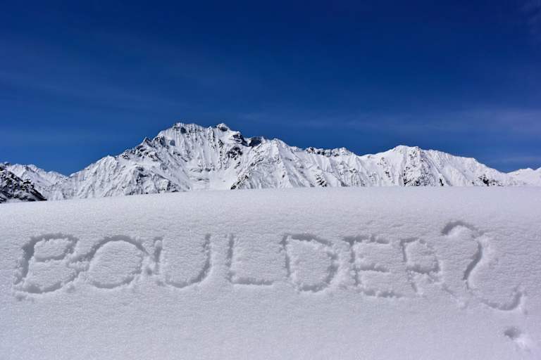 Bouldern im Winter?