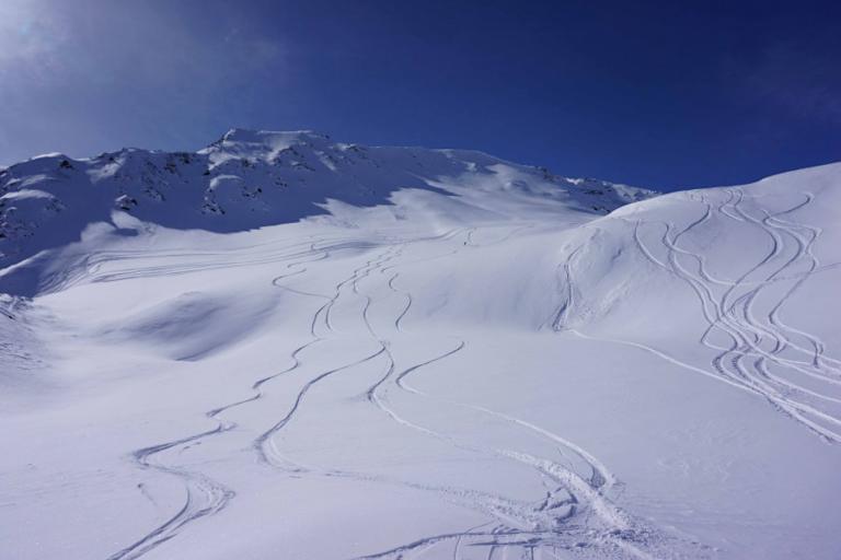 Freeriden im Kaunertal in Tirol