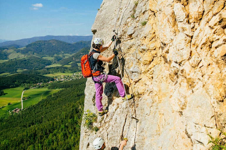 Steile Passagen und eine fantastische Aussicht