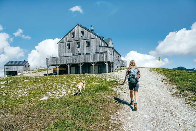 Die Hagener Hütte.