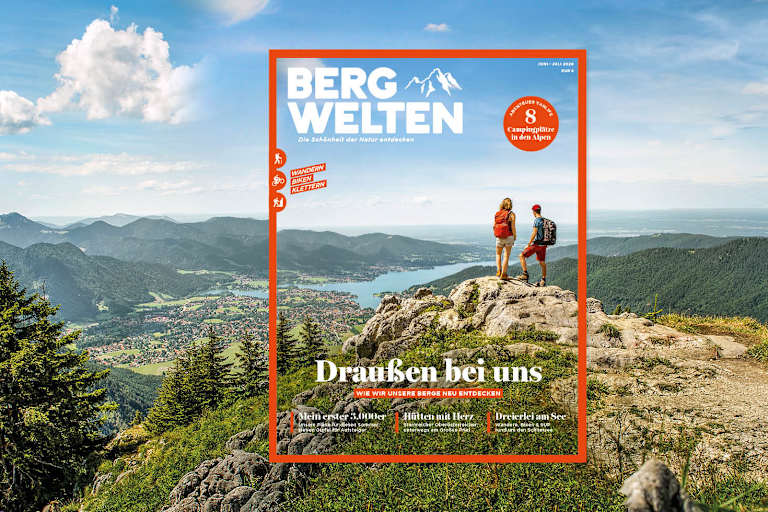 Das aktuelle Bergwelten Magazin (Ausgabe Juni/Juli 2020)