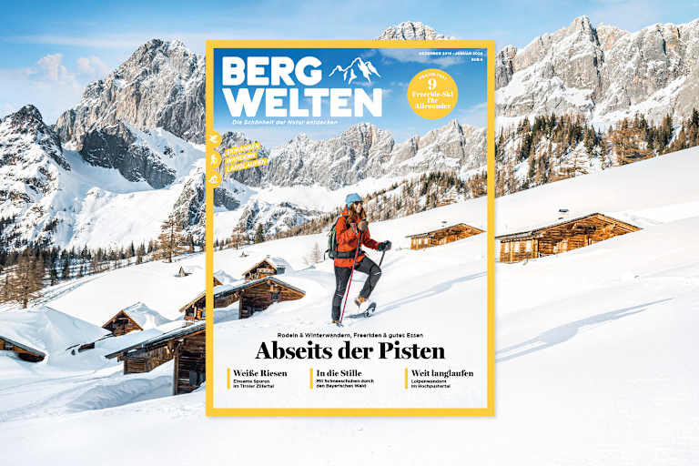 Das aktuelle Bergwelten Magazin (Dezember 2019/Jänner 2020)