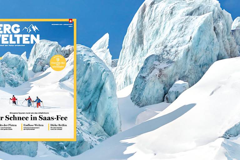 Jetzt überall im Zeitschriftenhandel – das Bergwelten Magazin (Dezember 2019/Januar 2020)