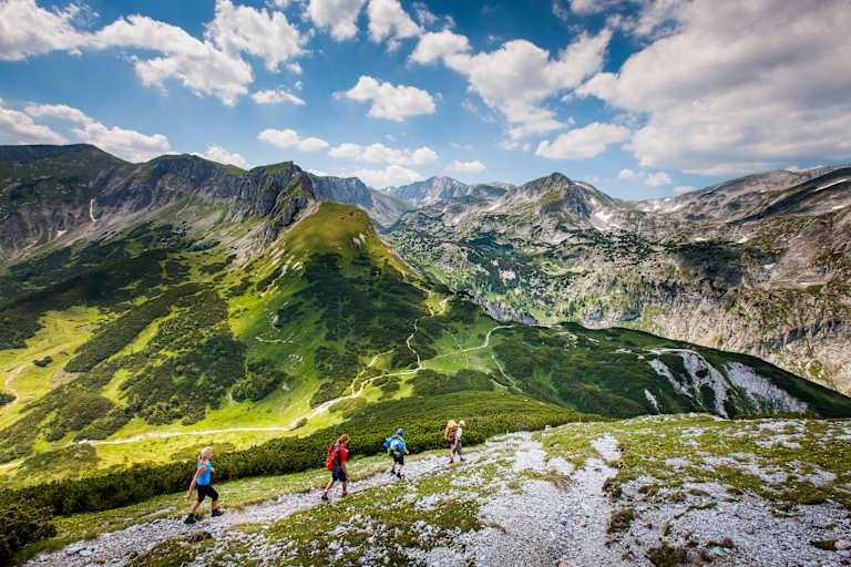 Teile der BergZeitReise führen durch das Hochschwabgebiet.