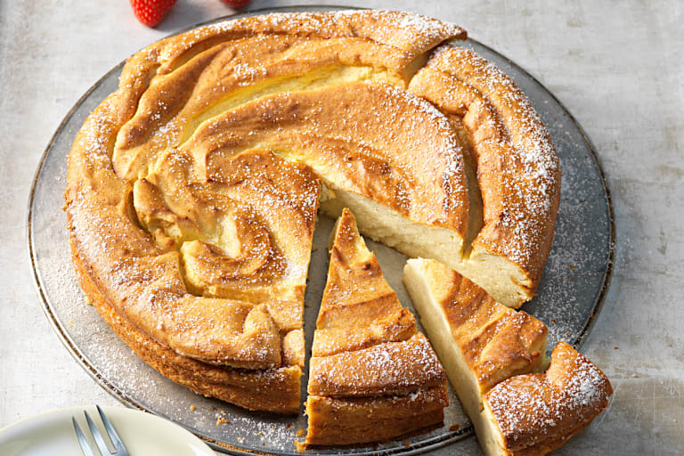 Einfach und lecker: der Käsekuchen ohne Boden