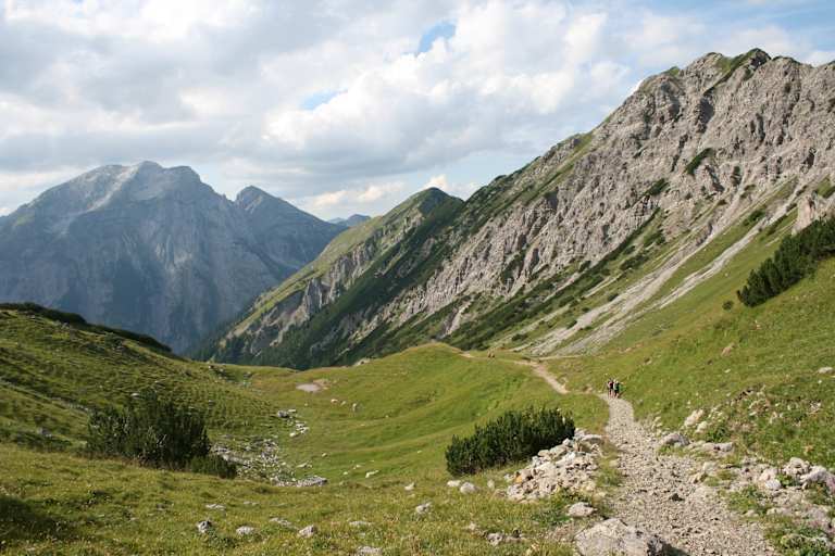 Etappe 10 des Adlerweges führt durch das Karwendel.