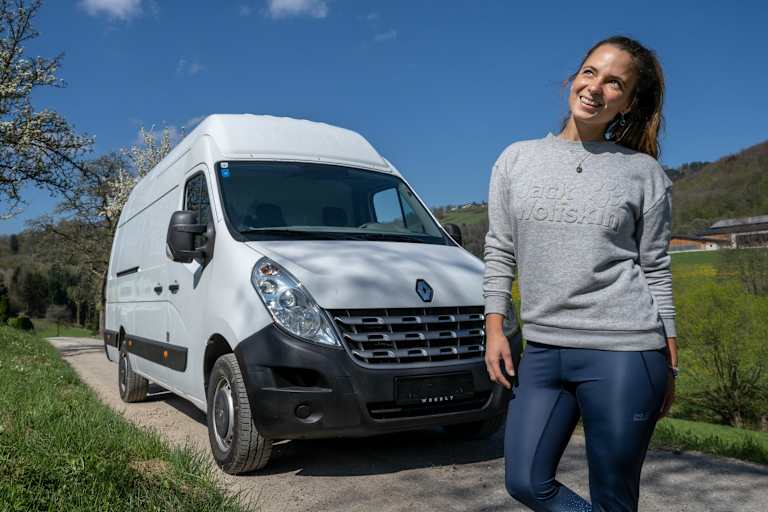 Laura stellt euch unseren Bergwelten-Bus „Vanda“ vor