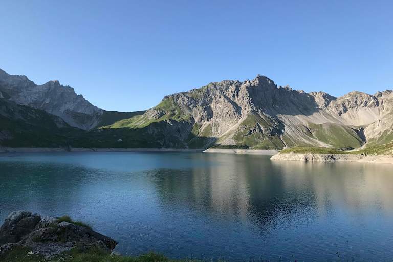 Der Lünersee im Rätikon