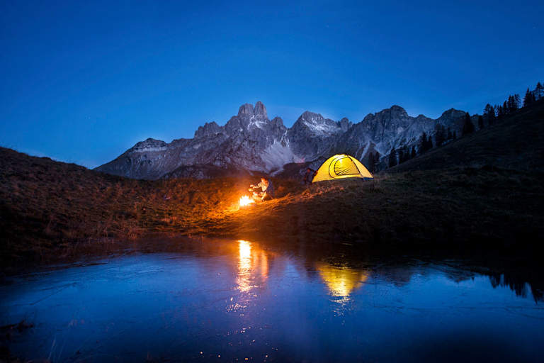 Campen und ein Lagerfeuer unter freiem Sternenhimmel klingt wunderbar, doch darf ich das überhaupt?
