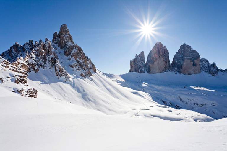 Die Drei Zinnen in den Sextner Dolomiten
