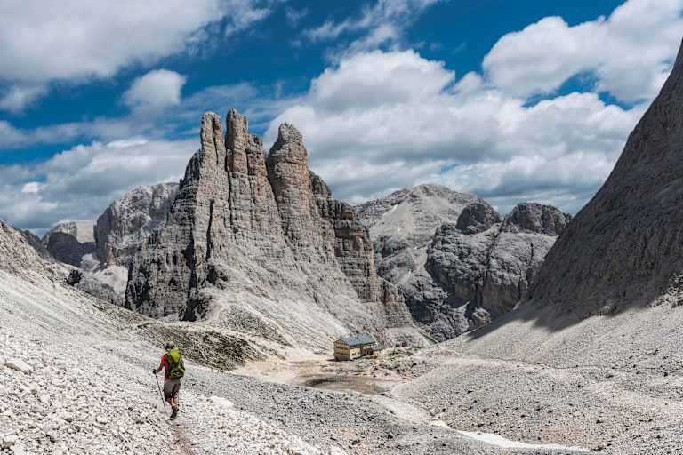 Rosengarten Dolomiten Gartlhütte