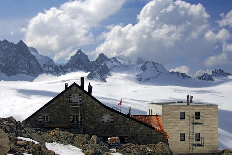 Cabane du Trient Trient-Gletscher