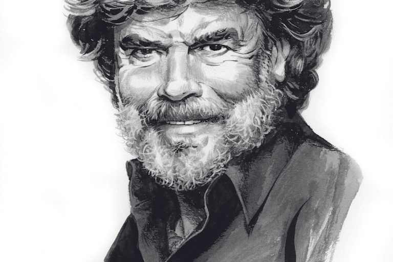 Portrait von Reinhold Messner.