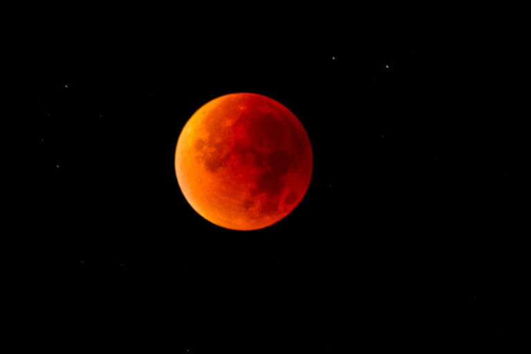 Totale Mondfinsternis: Vollmond als Blutmond