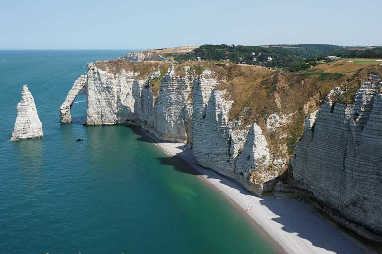 Kreidefelsen beim Badeort Étretat