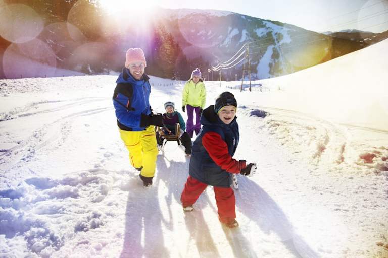 Rodelspass auf der Salzburger Winklalm