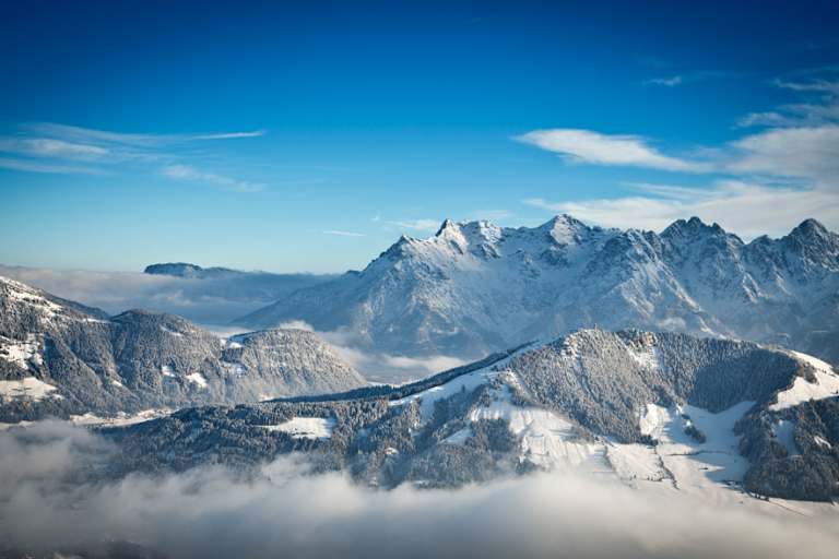 Panorama in Richtung Jakobskreuz / Fieberbrunn