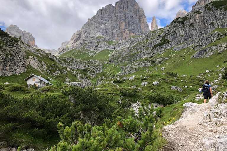 Wanderung zur Rifugio Tosa e Pedrotti