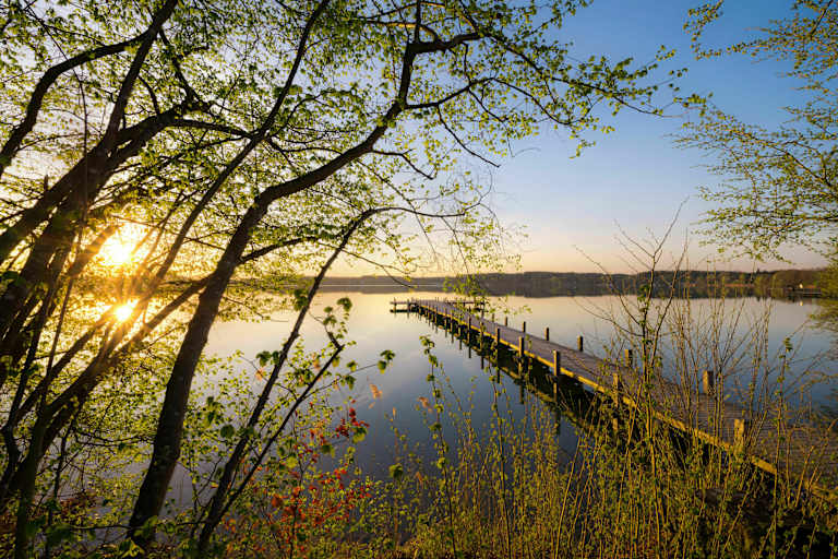Wörthsee bei München in Bayern