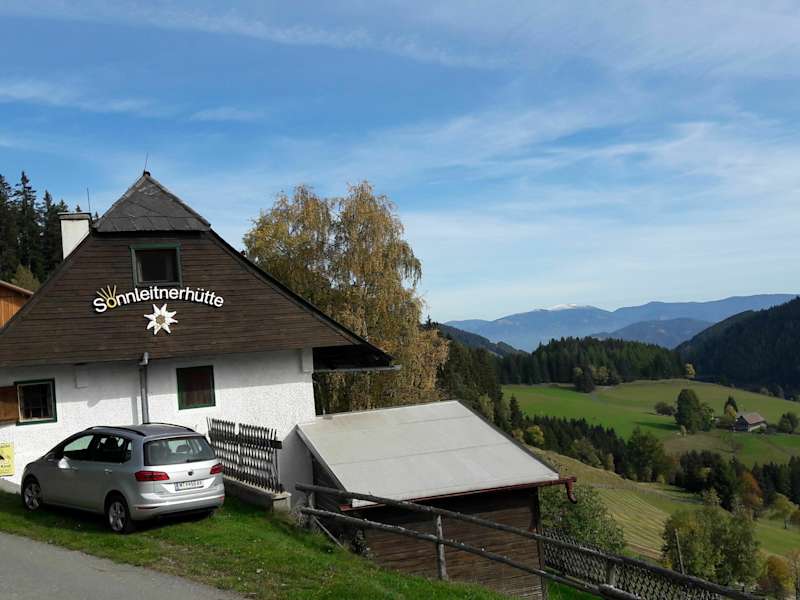 Die Sonnleitner Hütte in den Seckauer Alpen