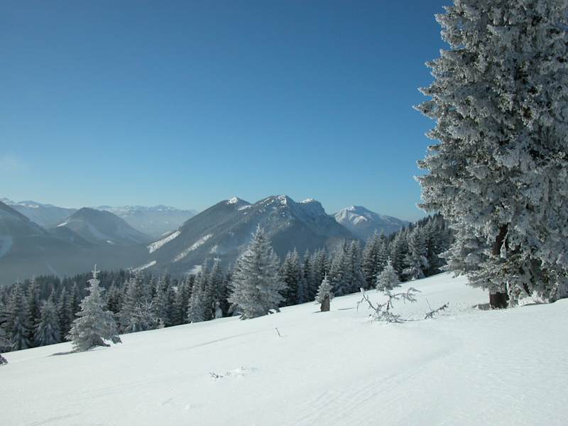 Die Landschaft lädt auch im Winter zu Aktivitäten ein.