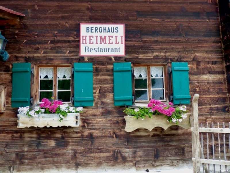 Fensterschmuck Berghaus Heimeli