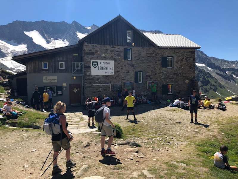 Die Hütte von Norden gesehen