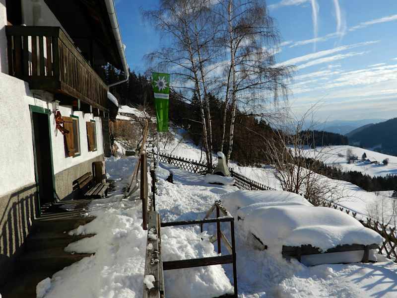 Die Sonnleitner Hütte in den Seckauer Alpen