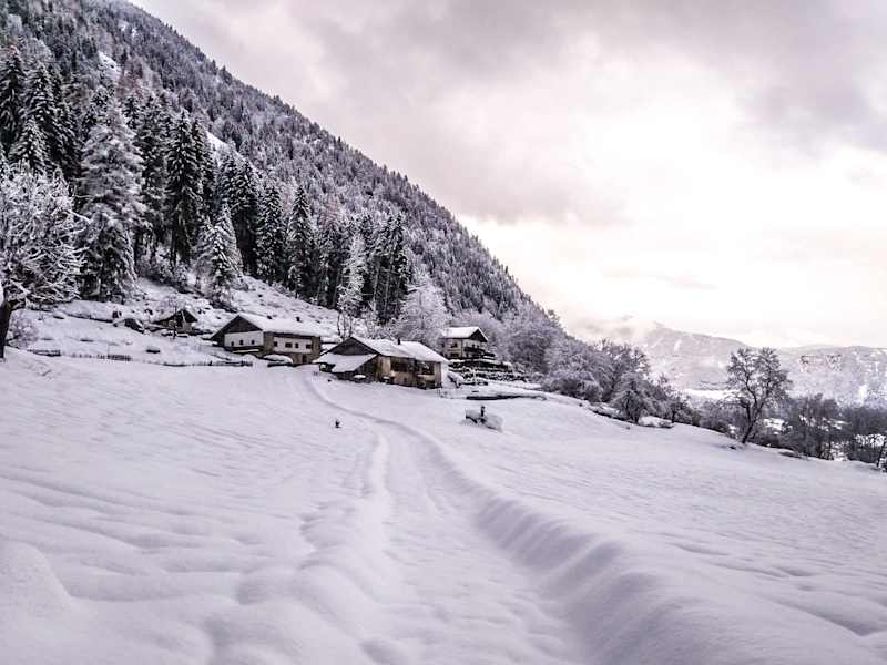 Gasthaus Longfall im Winter